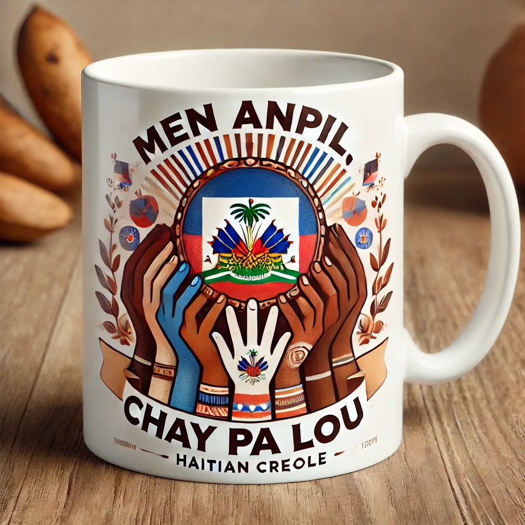 Mug avec proverbe haïtien